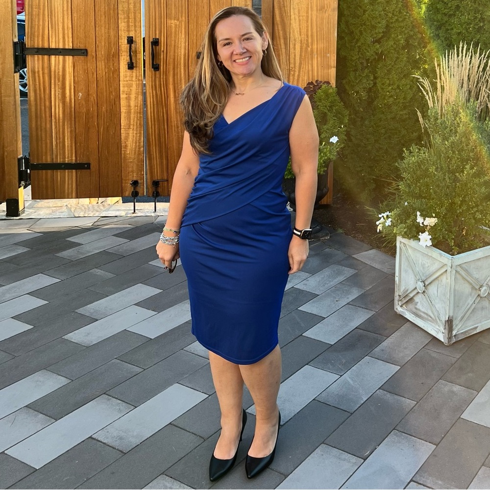 Blue dress, wedding, evening , party dress, sleeveless